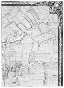 A Map of Mile End and Stepney Green, London, 1746